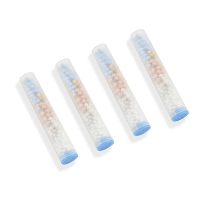 Cartuccia filtro di ricambio SUMERAIN SP4368-04 (confezione da 4), filtro doccia a 4 stadi, cartuccia universale di ricambio, purificatore per acqua dura, rimuove cloro e metalli pesanti