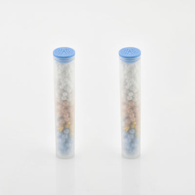 Cartuccia filtro di ricambio SUMERAIN SP4368-02 (confezione da 2), filtro doccia a 4 stadi, cartuccia universale di ricambio, purificatore per acqua dura, rimuove cloro e metalli pesanti