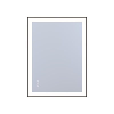Specchio da bagno LED Sumerain da parete, 24 x 32 pollici, specchio trucco antiappannamento con illuminazione frontale e posteriore, dimmerazione senza gradini, 3 temperature di colore, memoria, vetro temperato