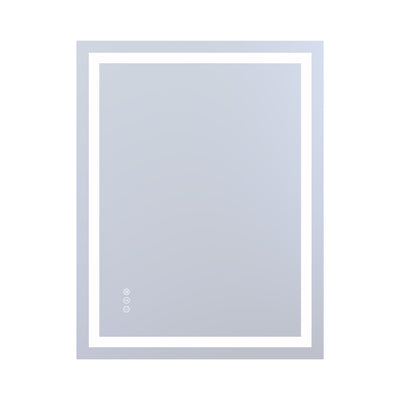 Specchio bagno LED SUMERAIN con illuminazione frontale e retroilluminazione, 28 x 36 pollici, 3 colori dimmerabili, specchio smart da parete, antiappannamento, funzione memoria, vetro temperato, certificato ETL