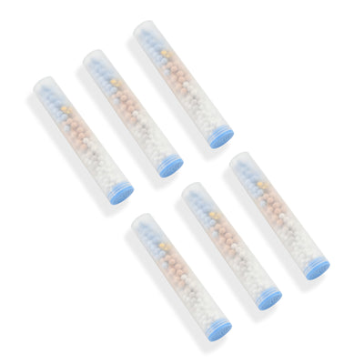 Cartuccia filtro di ricambio SUMERAIN SP4368-06 (confezione da 6), filtro doccia a 4 stadi, cartuccia universale di ricambio, purificatore per acqua dura, rimuove cloro e metalli pesanti