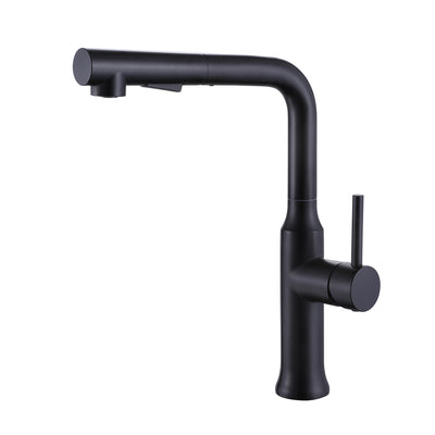 sumerain S6128P-MB Rubinetto Cucina Estraibile Alta Pressione, Acciaio Inossidabile Girevole a 360°