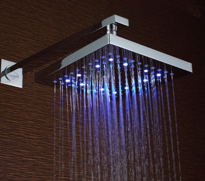 Braccio doccia Sumerain S3073CL e soffione LED